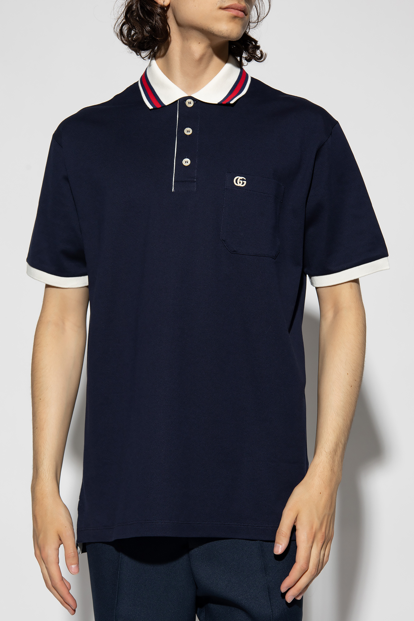 Gucci Polo shirt with logo | Men's Clothing | Vitkac